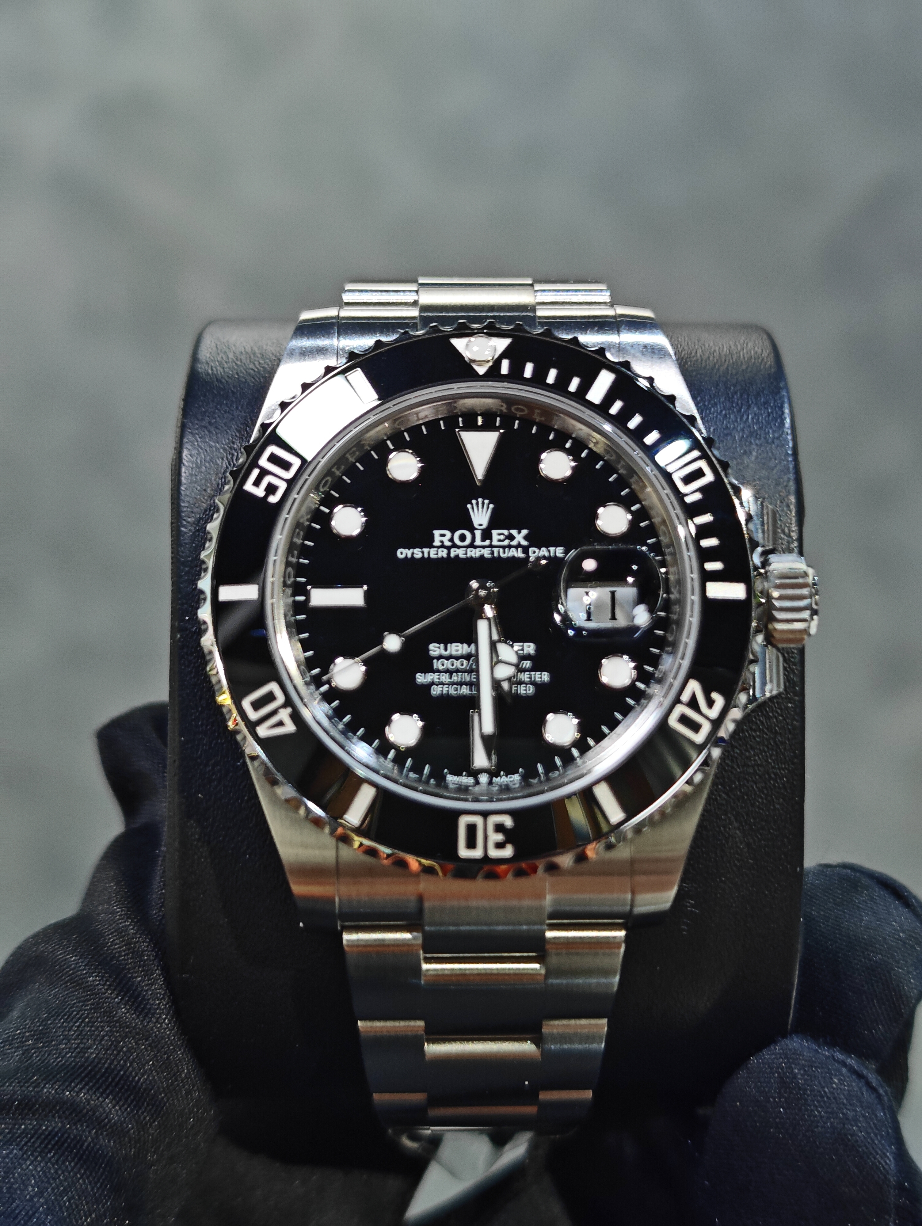 BRAND NEW ROLEX 126610LN 126610 OYSTER PERPETUAL SUBMARINER DATE BLACK STEEL 41mm 126610ln-0001