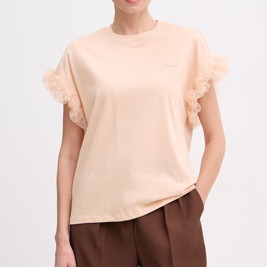 1TS0319-109 [TWINSET] T-Shirt Orange #261TP204A (C-EU-E)