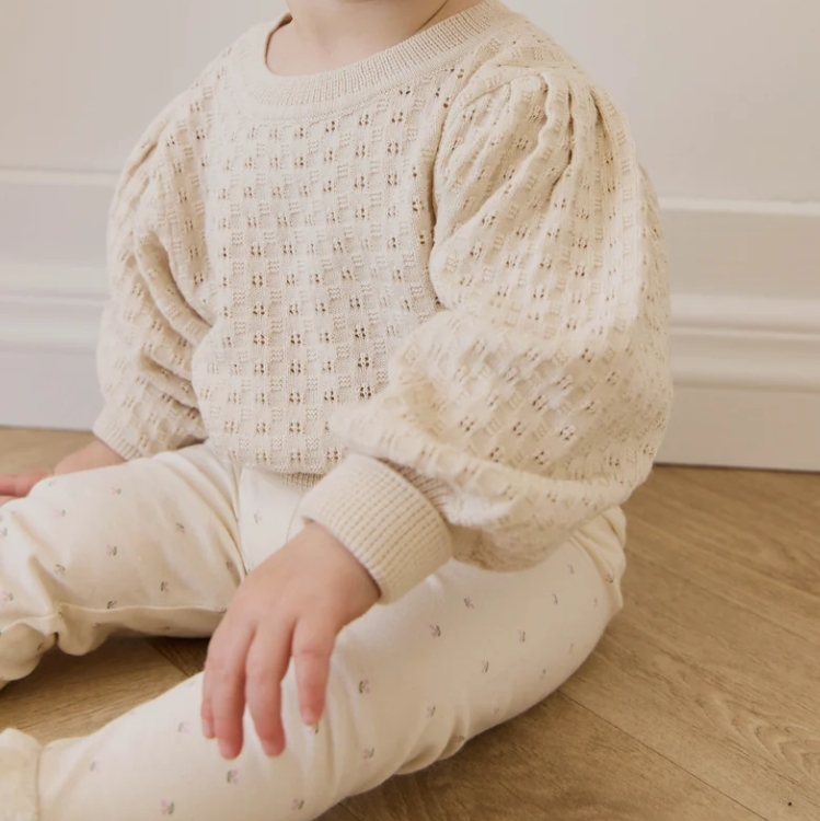 （預購）JAMIEKAY 櫻桃印花長褲 Organic Cotton Everyday Legging - Ditsy Cherries