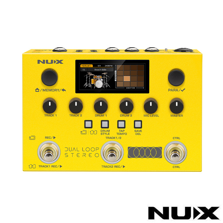 NUX Dual Loop Stereo 雙軌 立體聲 循環效果器 鼓機