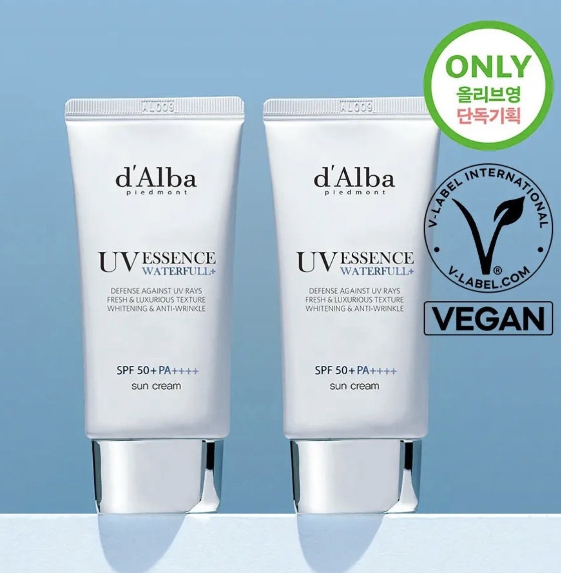 d’Alba 水潤保濕精華防曬霜 50ml x 2