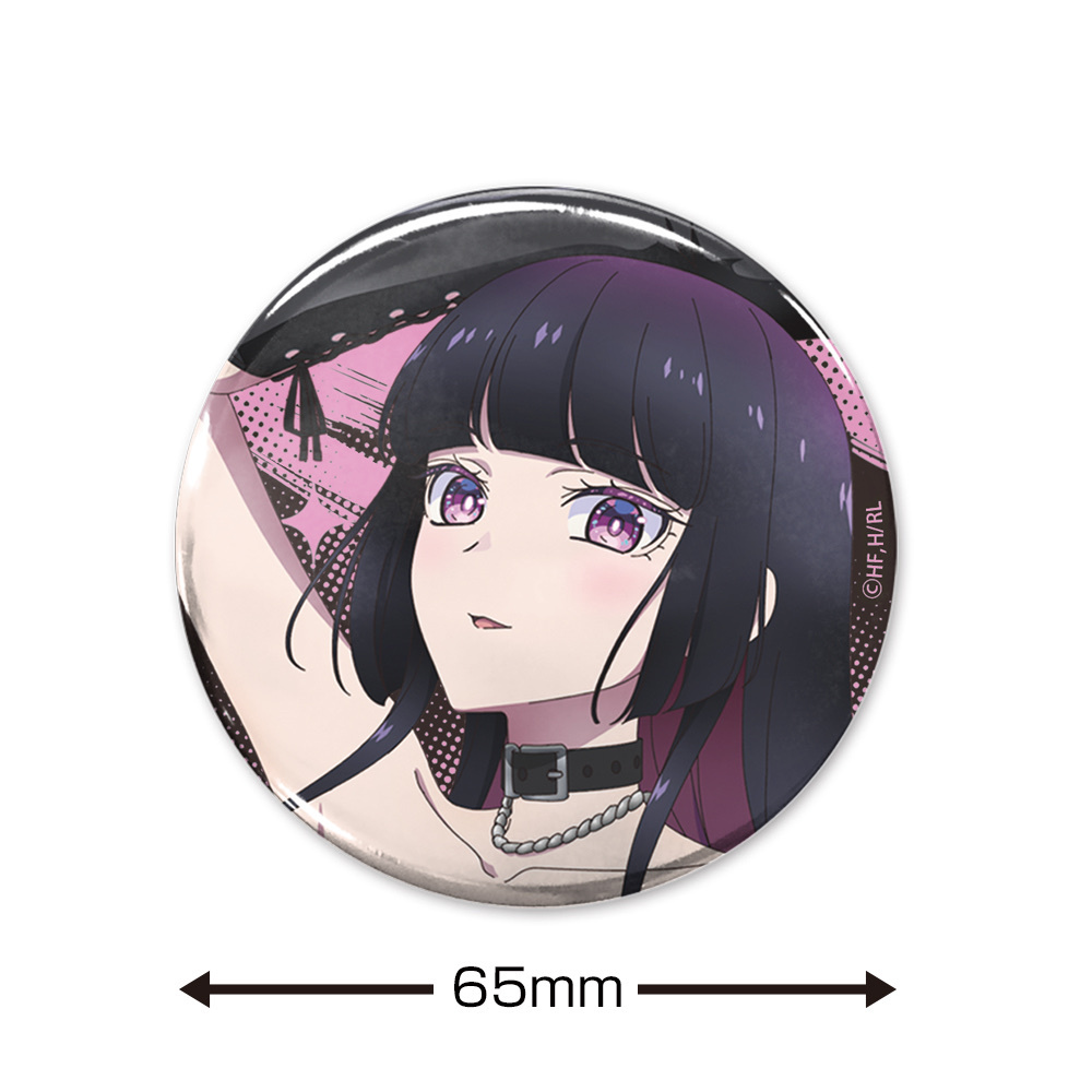 Cospa 033026 描き下ろし 黒鉄音羽 65mm缶バッジ ボンテージコスチュームVer. [ロックは淑女の嗜みでして]襟章