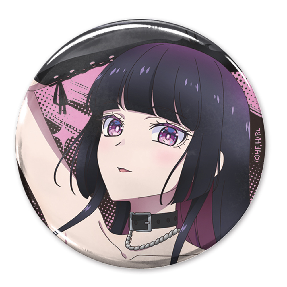 Cospa 033026 描き下ろし 黒鉄音羽 65mm缶バッジ ボンテージコスチュームVer. [ロックは淑女の嗜みでして]襟章