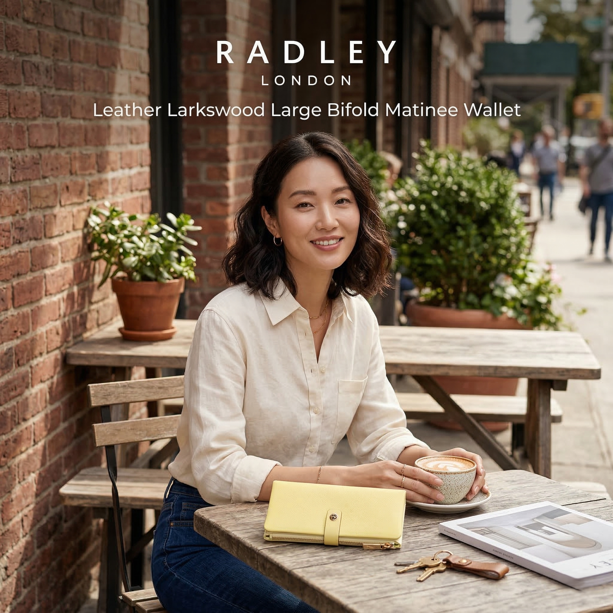 【預購】K031759  Radley London Larkswood 皮革大號對摺長夾