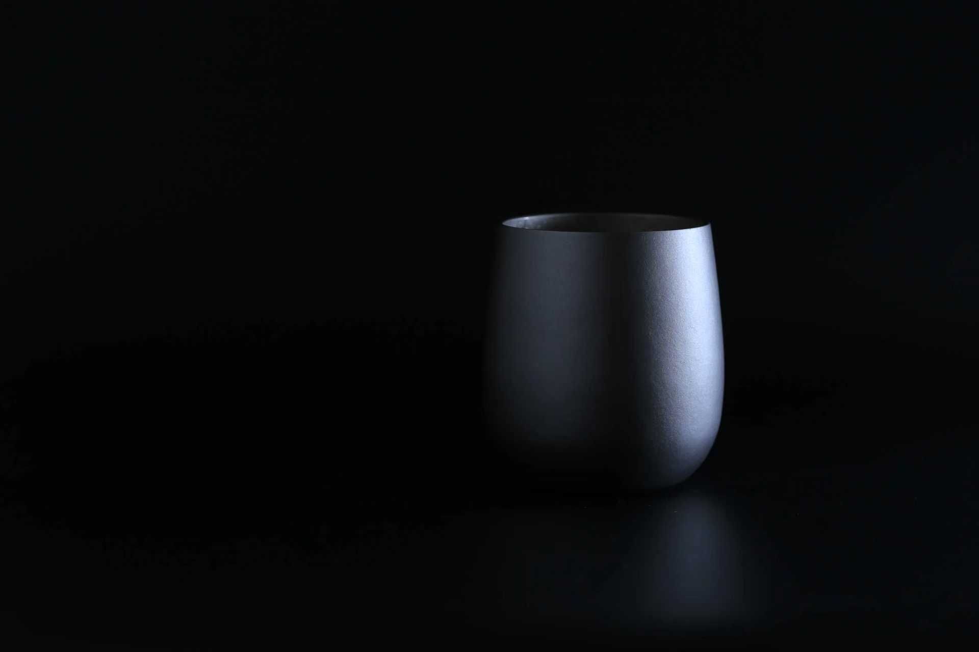 純鈦蛋杯|雙色系列|霞銀