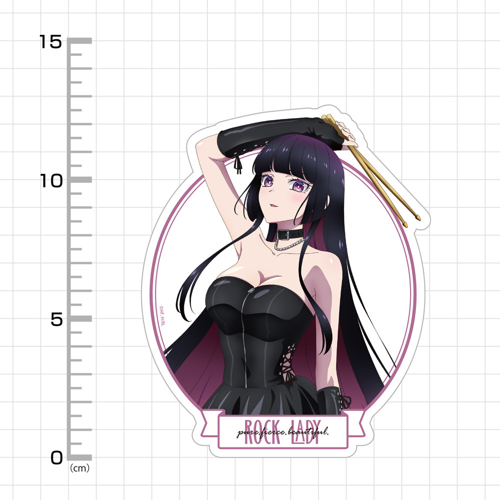 Cospa 033026 描き下ろし 黒鉄音羽 屋外対応ステッカー ボンテージコスチュームVer. [ロックは淑女の嗜みでして] 屋外對應貼紙