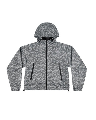 LUSIVE WORKSHOP 壓紋印花機能連帽外套