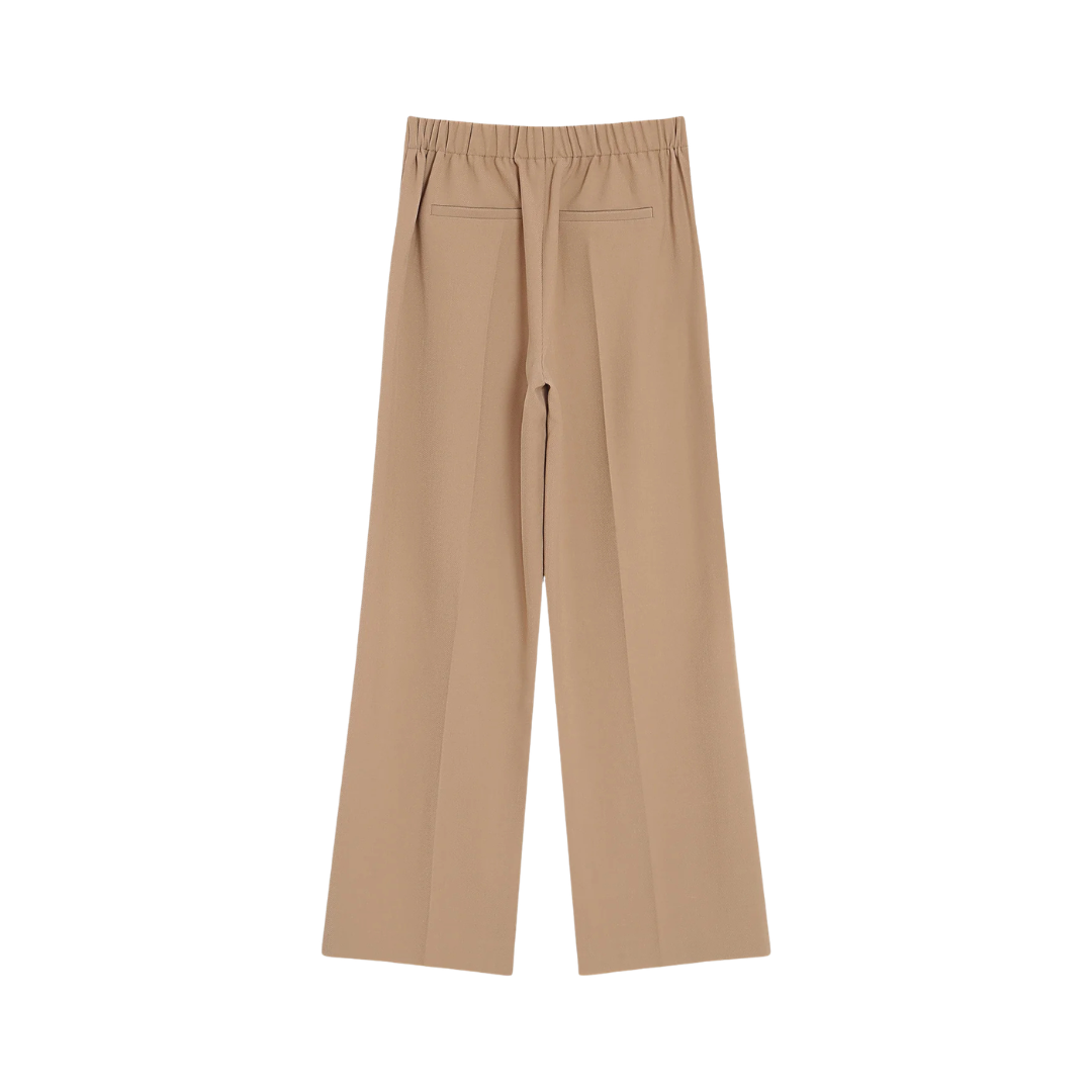1GM0329-027 [GRACE & MILA] Straight Tailored Trousers Camel Valigny #SS2613040 (C-EU-E)