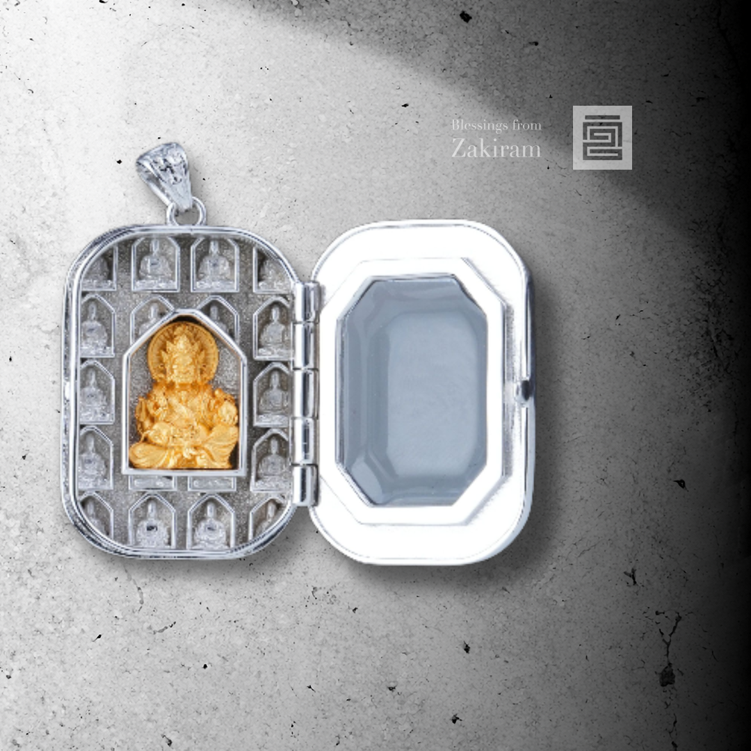 925銀 黃財神 滿版 嘎嗚