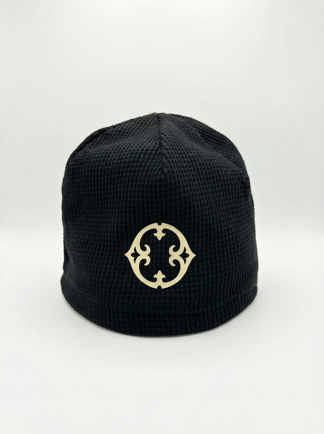 Orphans Club 華夫格Logo黑色冷帽 ‘’ Waffle Knit Logo Black Beanie ‘’