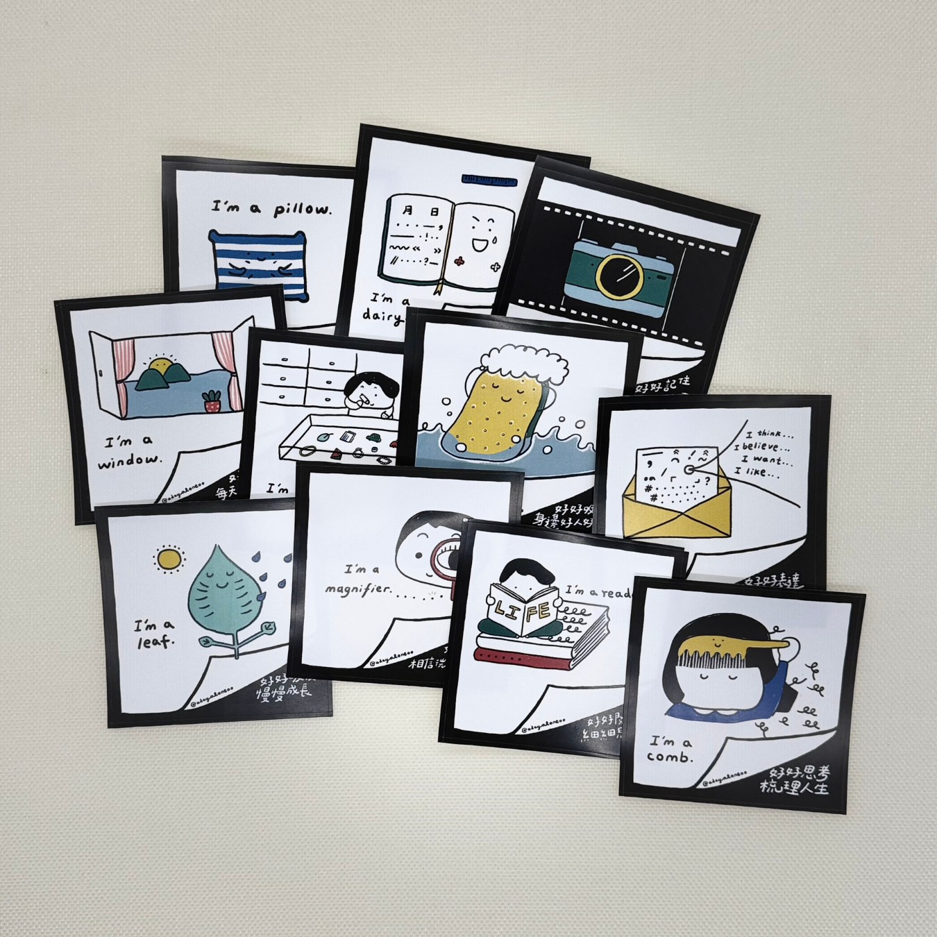 一日一圓 A Day A Lone｜I'm a 章魚貼 Sticker! — 「收集日常的寶藏」系列
