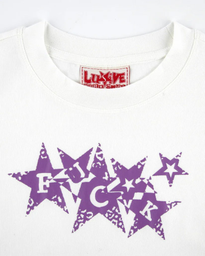 LUSIVE WORKSHOP F★U★C★K TEE (白)