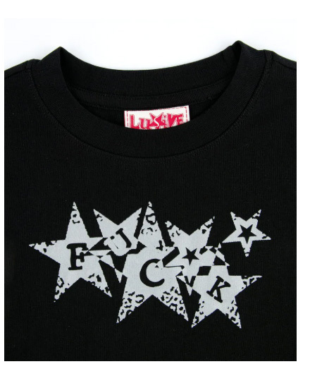 LUSIVE WORKSHOP F★U★C★K TEE (黑)