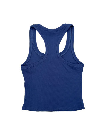 LUVSIVE WORKSHOP Saved by life swing collar tank (藍)