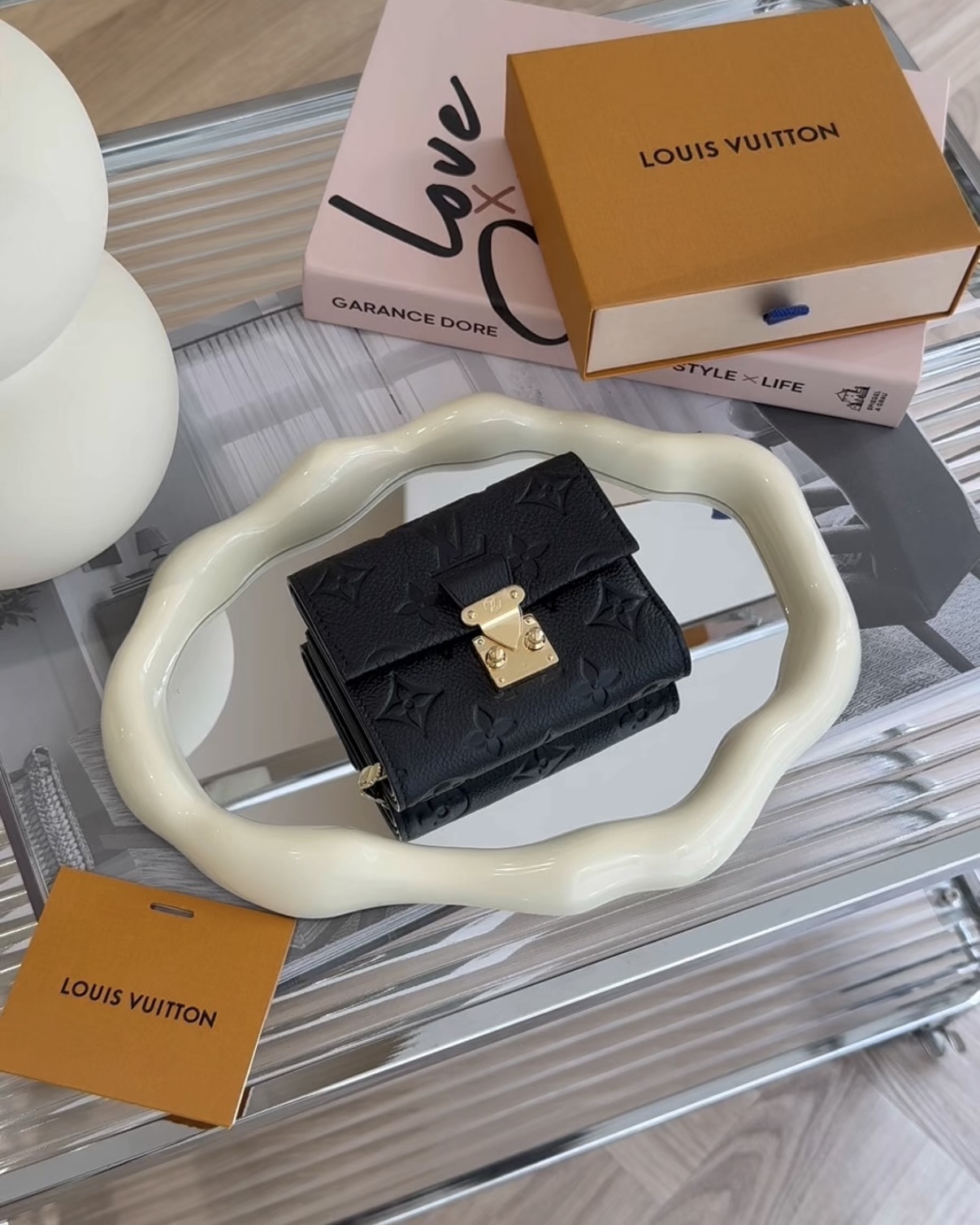 LV｜MÉTIS 短夾 黑色壓紋老花 M80880