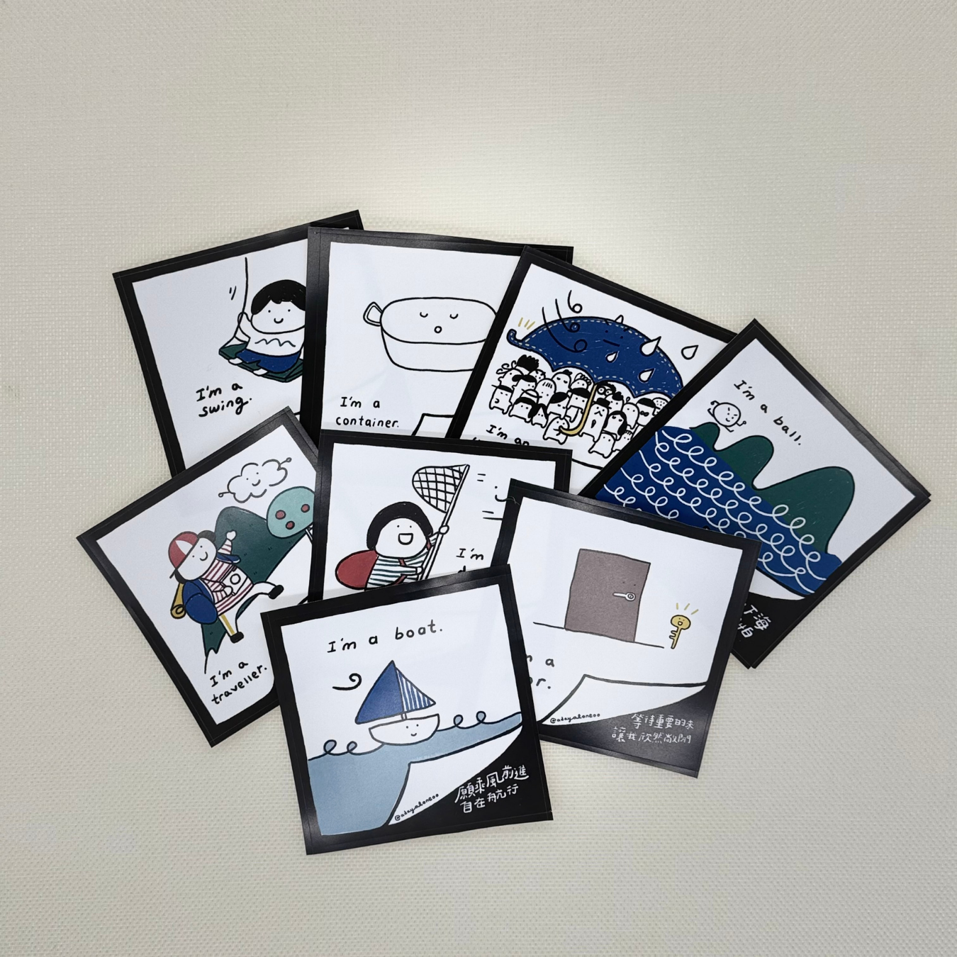 一日一圓 A Day A Lone｜I'm a 章魚貼 Sticker! — 「航向未知的遠方」系列