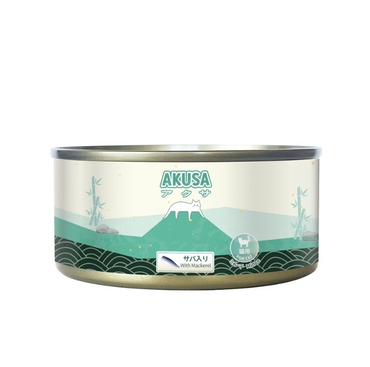 AKUSA 貓罐頭 主食罐．鯖魚肉醬156g