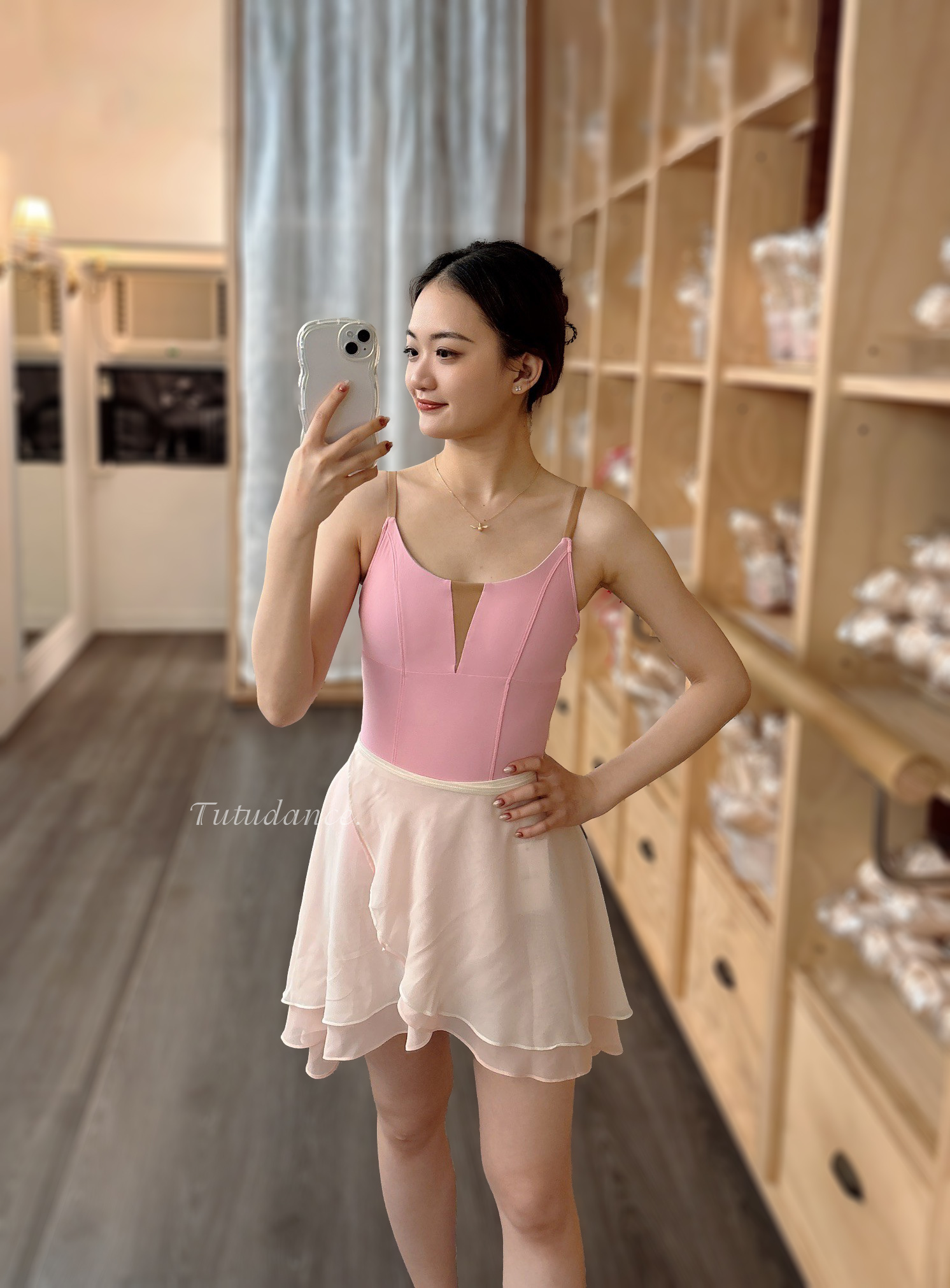 法國 WearMoi【WM-RUBY 細肩帶公主線舞衣】可放胸墊