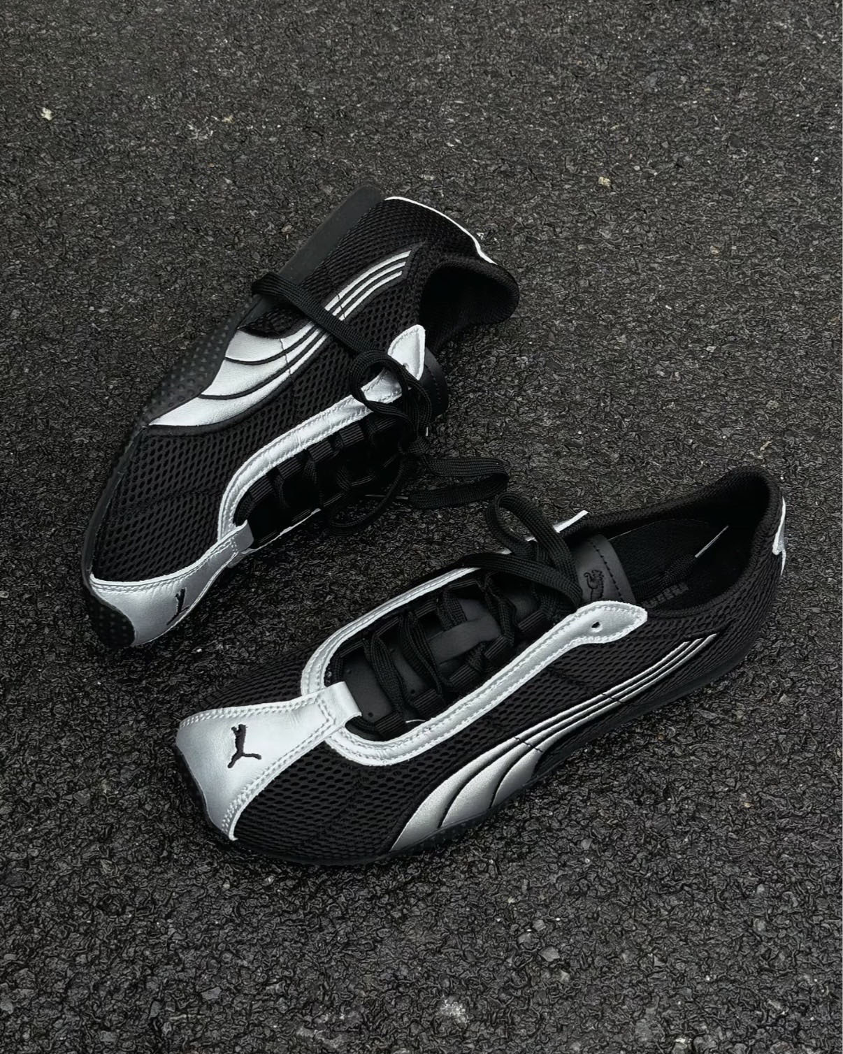 PUMA H-STREET "Silver Black" 黑銀 黑色 銀灰 ROSÉ同款 網面 薄底鞋 男女鞋 403692-02 / 調貨