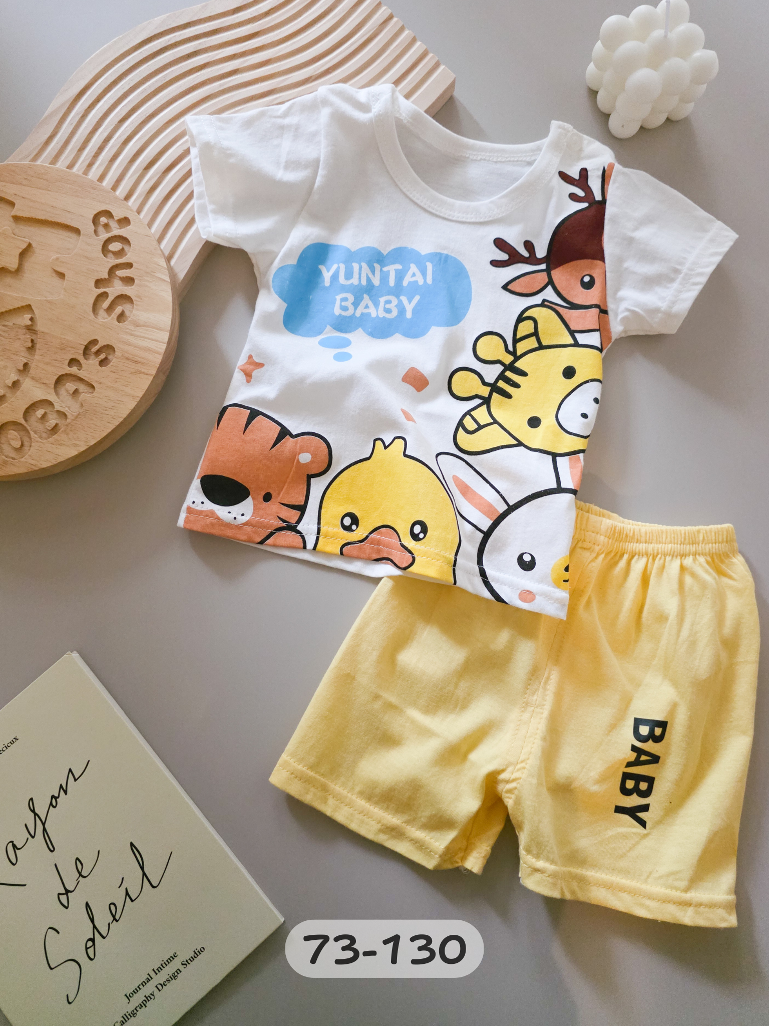 動物躲貓貓 短袖居家套裝