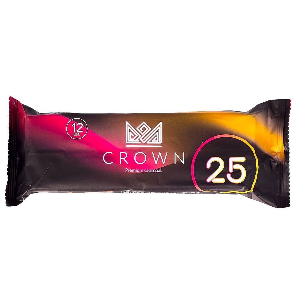 Sapphire Crown Charcoal 25mm Mini Pack (12pcs)