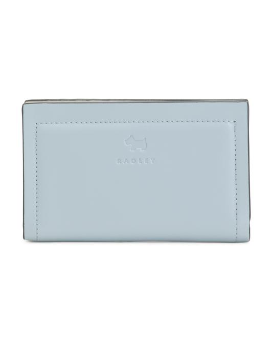 【預購】K031764 Radley London Heritage Border 皮革中型對摺短夾