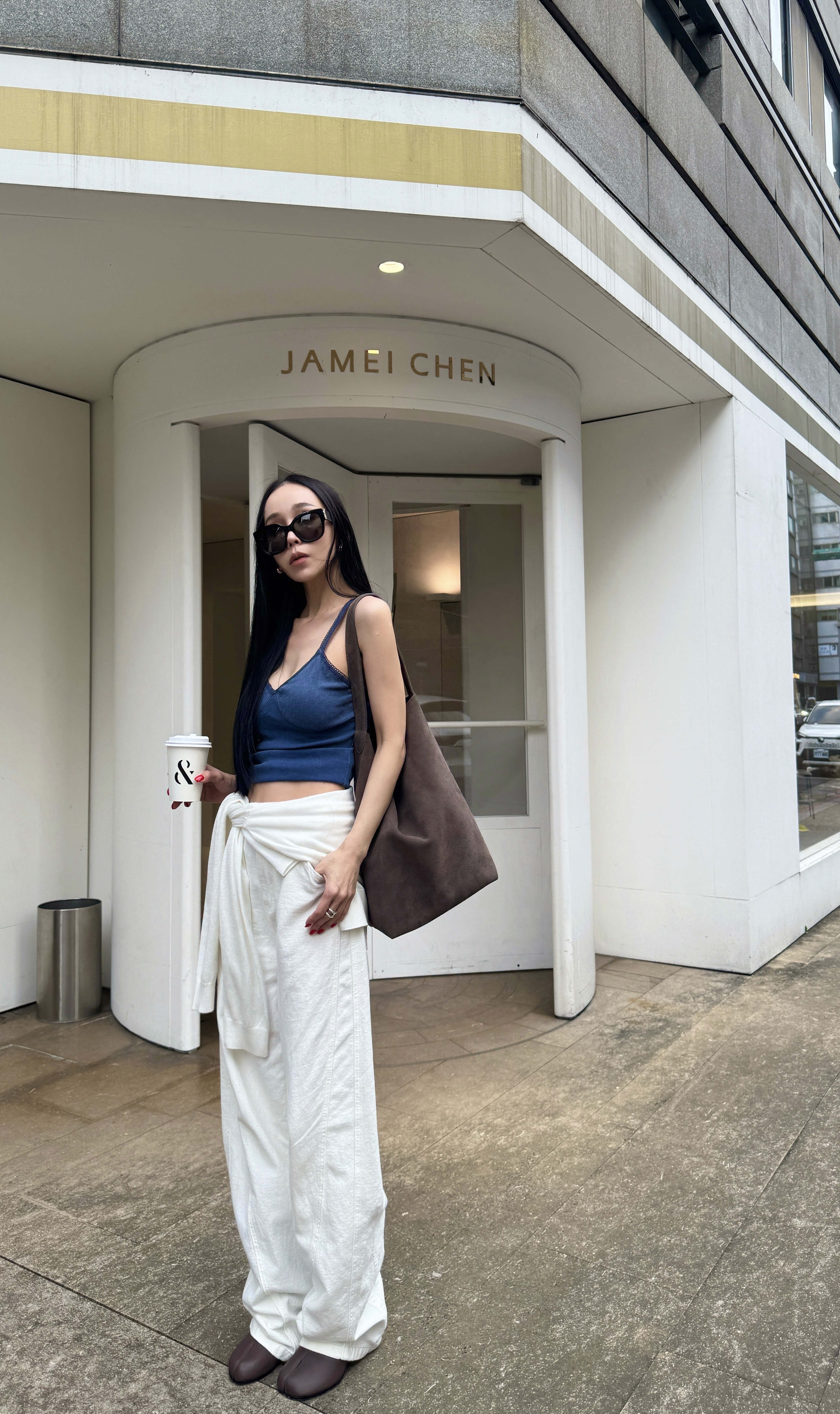 真麂皮水桶包(大號)