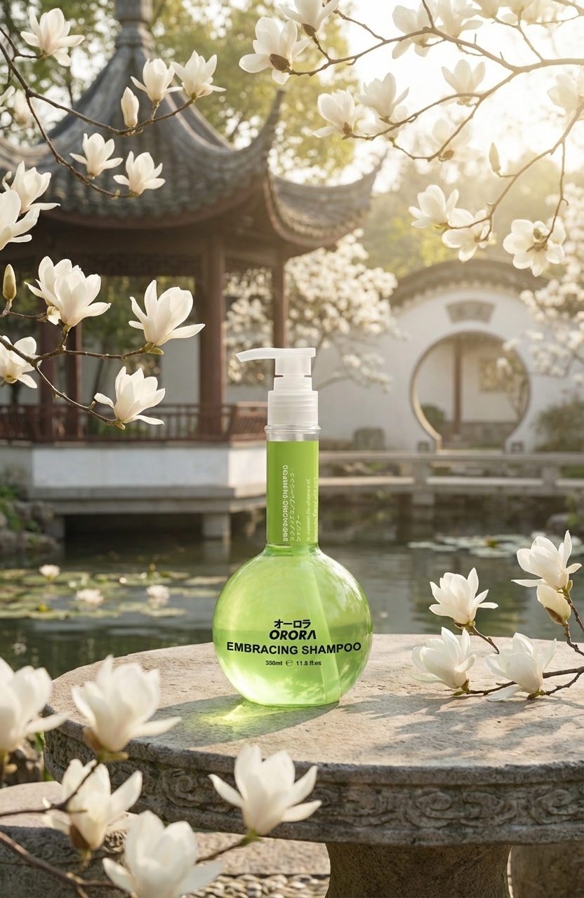 (B) 綻淳護木蘭保濕洗髮乳 350ml (木蘭優雅花香) - 環遊世界旅行香氣洗護系列 - 日本ORORA #2704OR