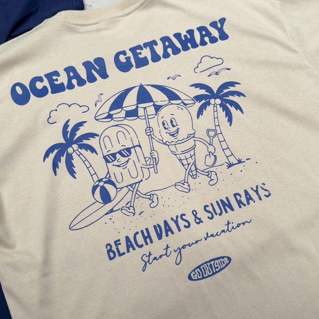 陽光海岸雪糕甜筒印花短T 18983