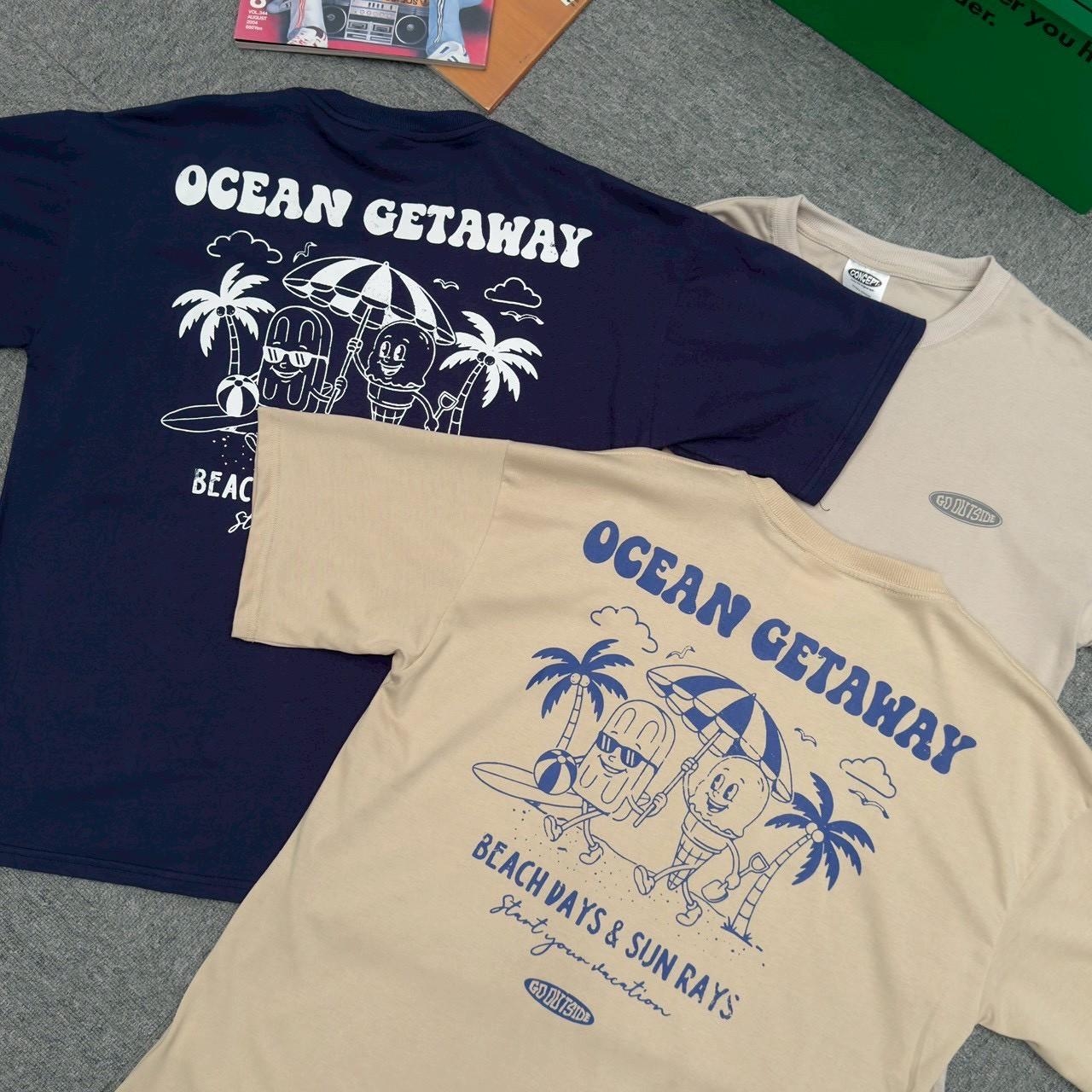 陽光海岸雪糕甜筒印花短T 18983