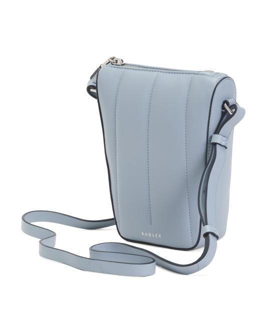 【預購】K031766 Radley London Oak Street 絎縫皮革中型手機斜揹包