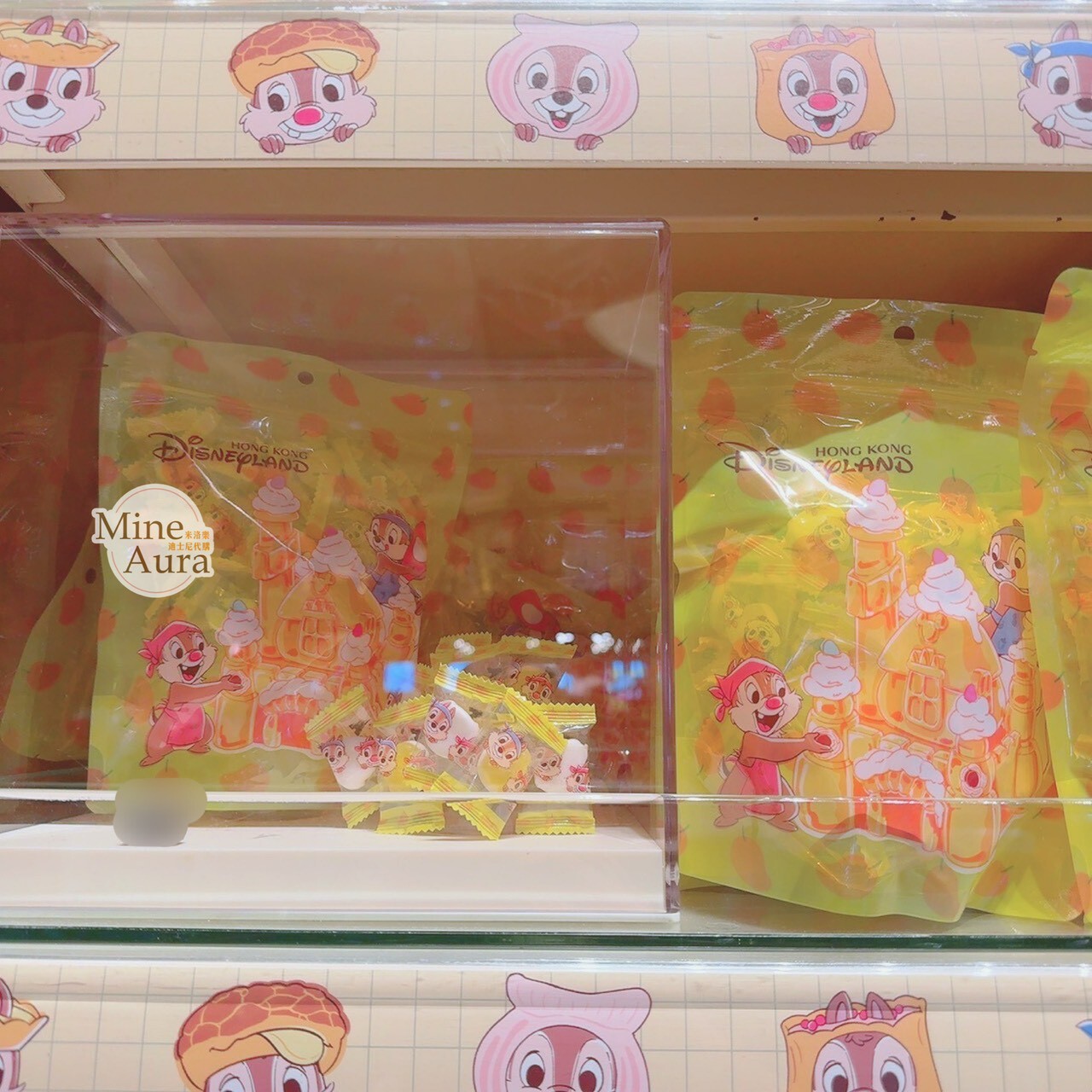 港式美食系列 奇奇蒂蒂 Chip 'n Dale 軟糖 糖果 -香港迪士尼樂園