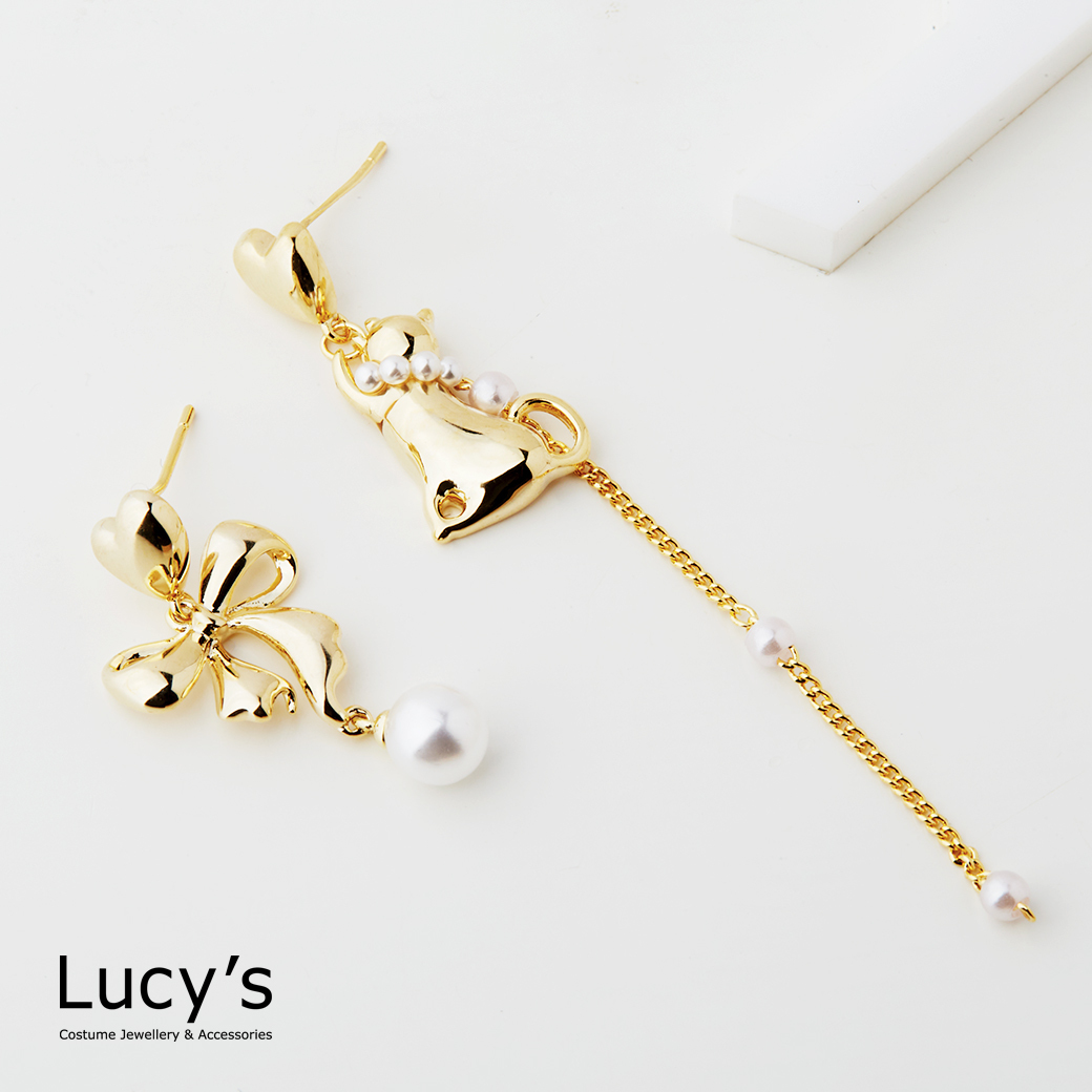 貓咪心語 耳環 (二色) (127178/127179)