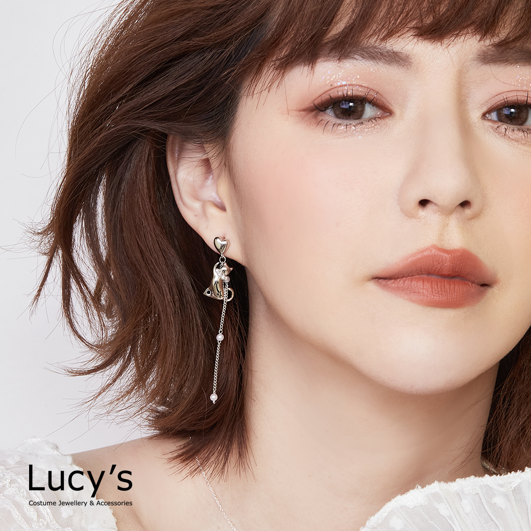 貓咪心語 耳環 (二色) (127178/127179)