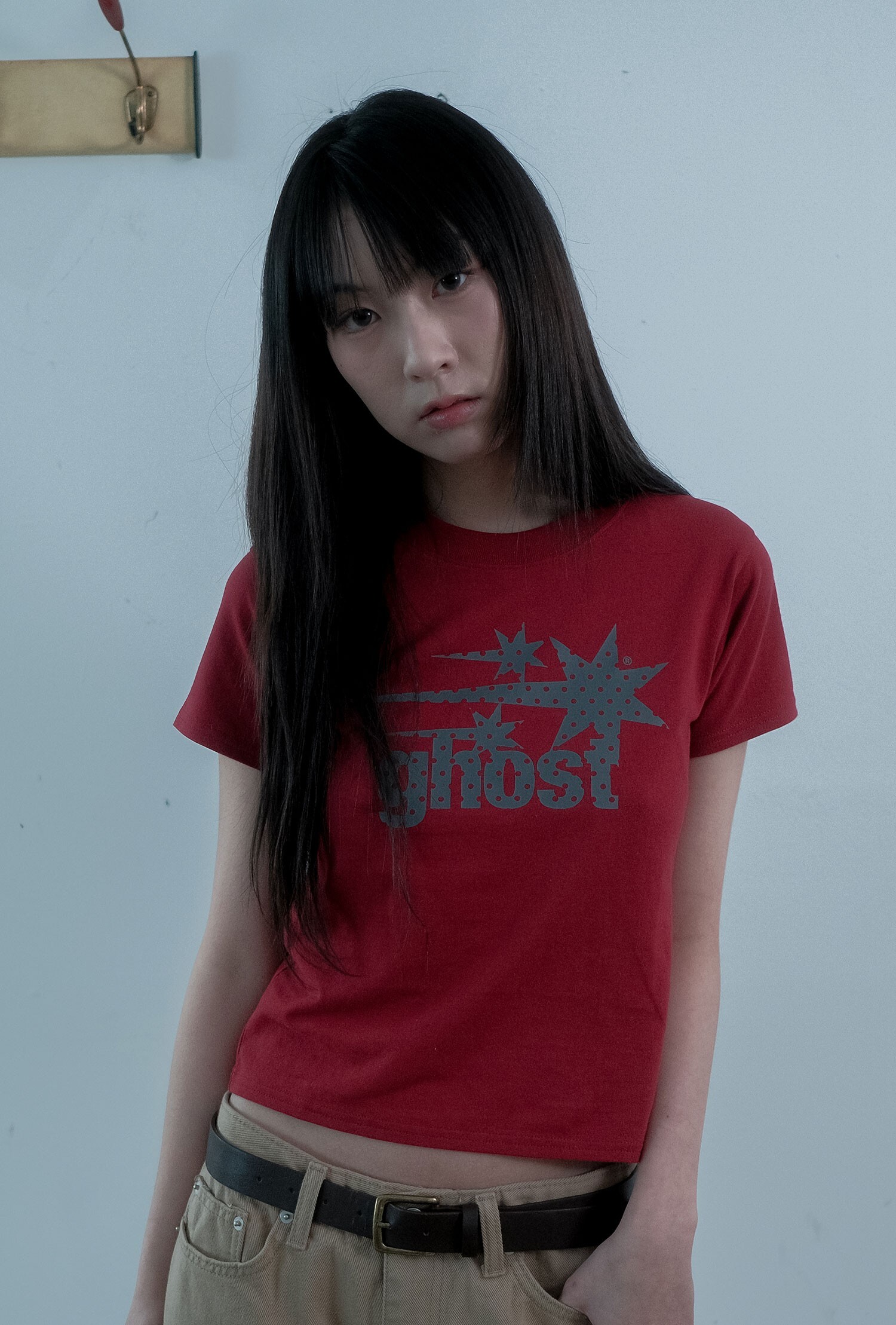 Niceghostclub dot symbol mini tee 波點 短版 短T 短袖