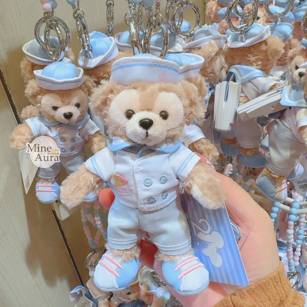 2026 春日啟航 達菲 Duffy 與好友 達菲 Duffy 絨毛 吊飾 鑰匙圈 -香港迪士尼樂園