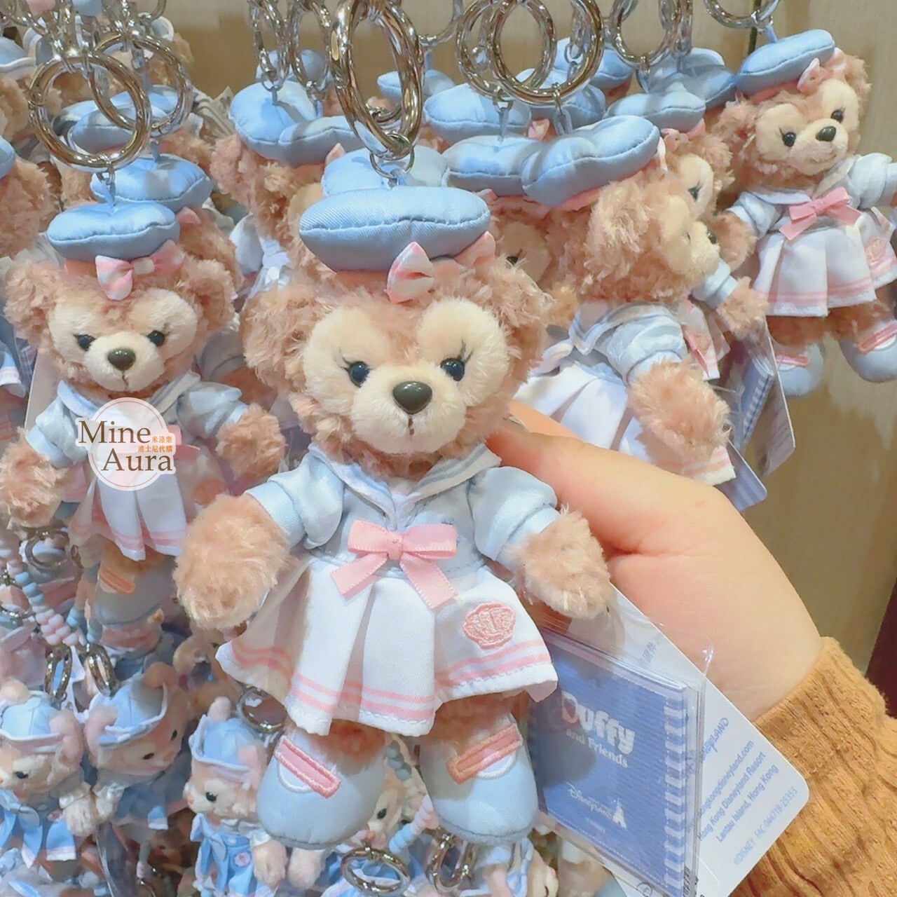 2026 春日啟航 達菲 Duffy 與好友 雪莉玫 ShellieMay 絨毛 吊飾 鑰匙圈 -香港迪士尼樂園