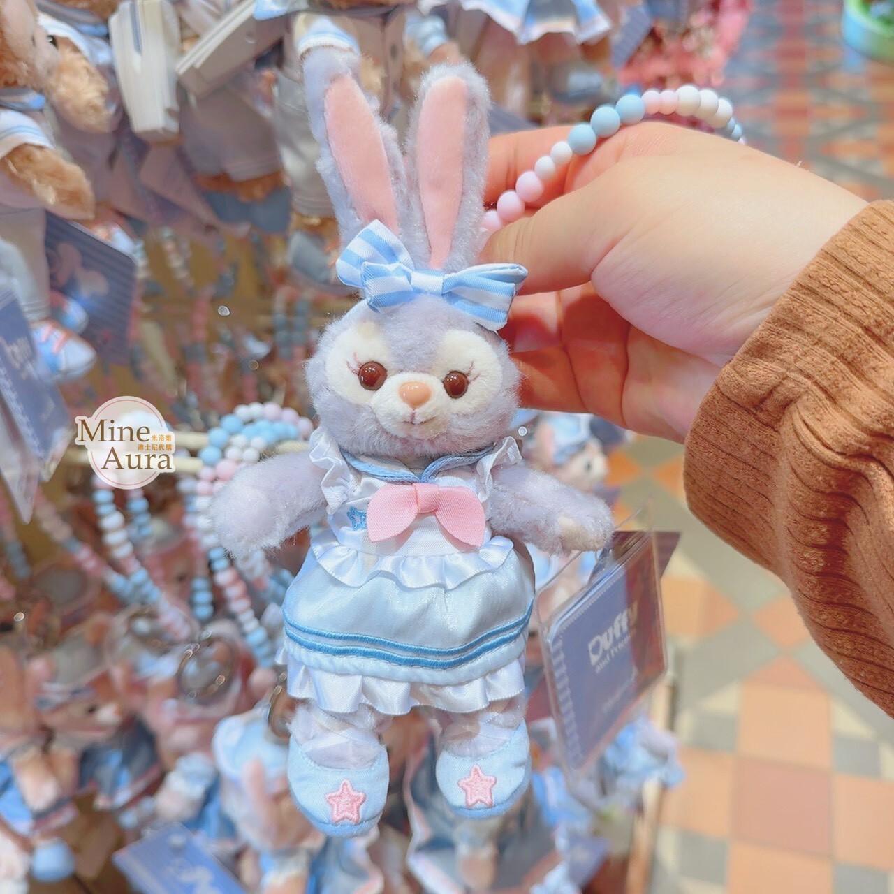 2026 春日啟航 達菲 Duffy 與好友 史黛拉露 星黛露 StellaLou 絨毛 吊飾 鑰匙圈 -香港迪士尼樂園