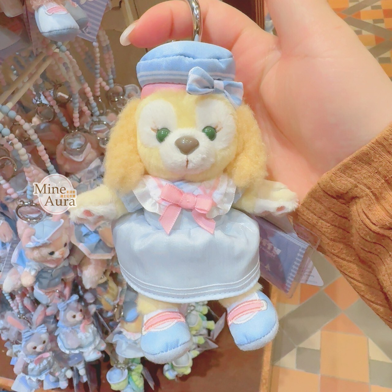 2026 春日啟航 達菲 Duffy 與好友 可琦安 餅乾 CookieAnn 絨毛 吊飾 鑰匙圈 -香港迪士尼樂園