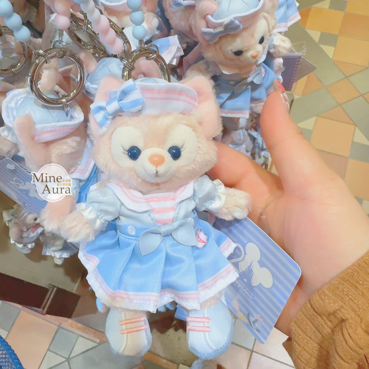 2026 春日啟航 達菲 Duffy 與好友 玲娜貝兒 LinaBell 絨毛 吊飾 鑰匙圈 -香港迪士尼樂園