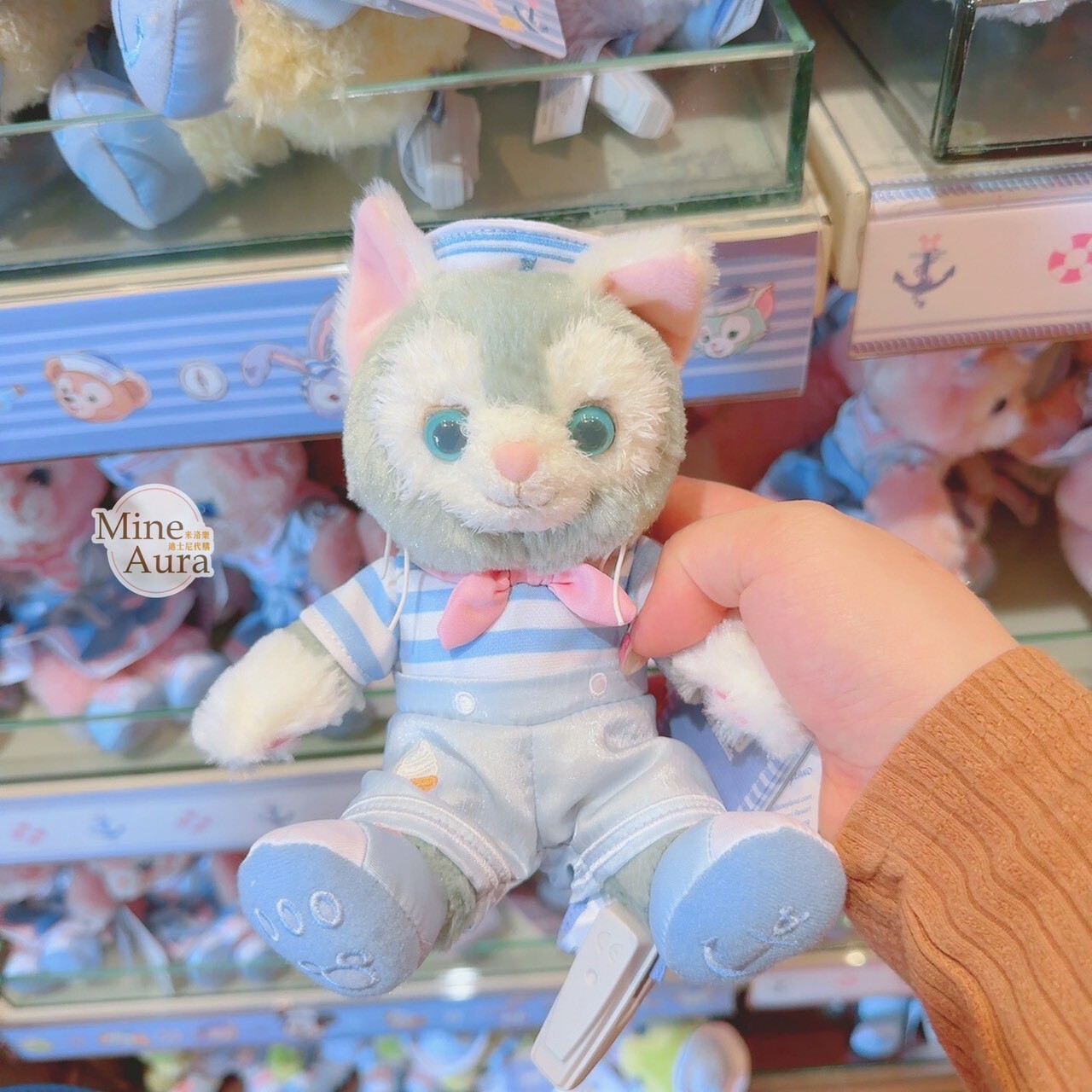 2026 春日啟航 達菲 Duffy 與好友 傑拉托尼 畫家貓 Gelatoni 娃娃 玩偶 -香港迪士尼樂園