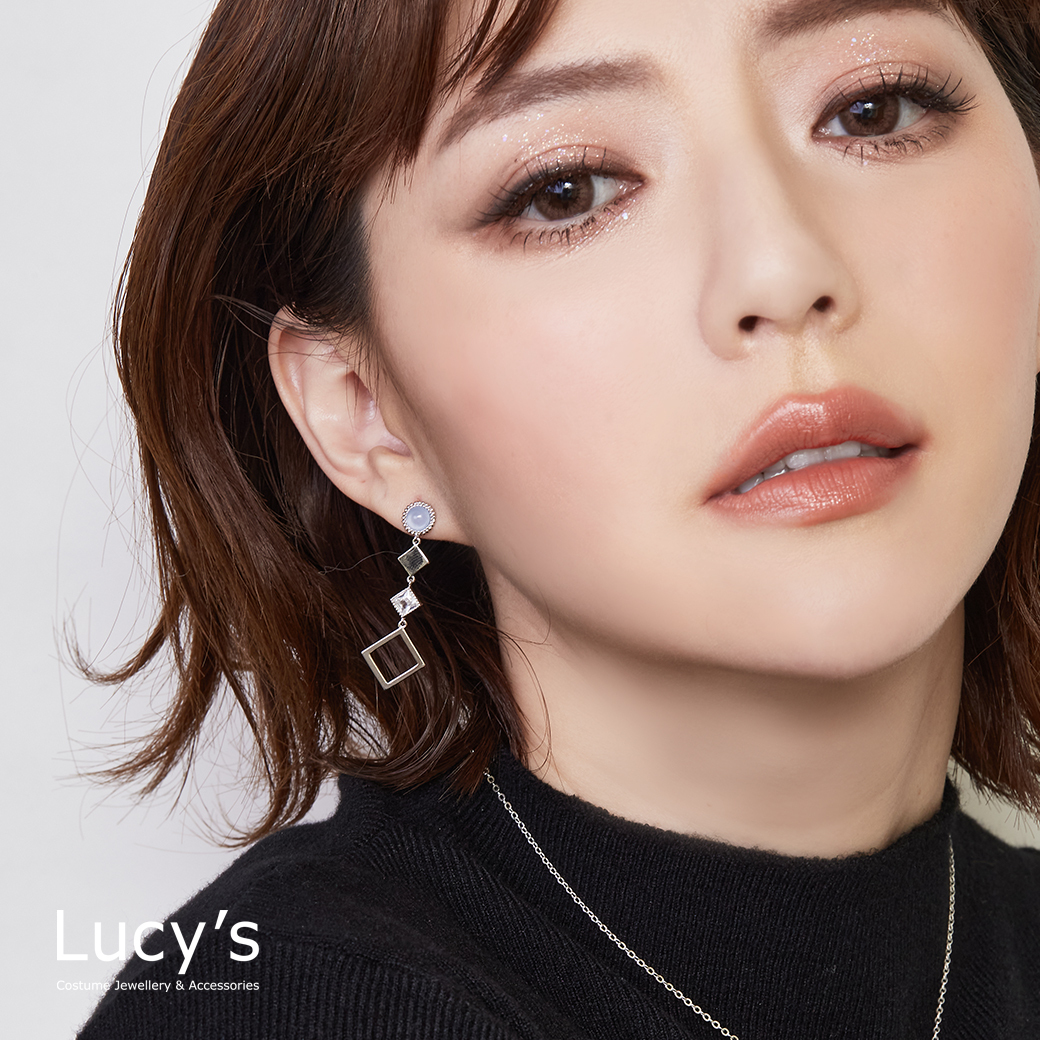 稜鏡 耳環 (二色) (127015/127017)