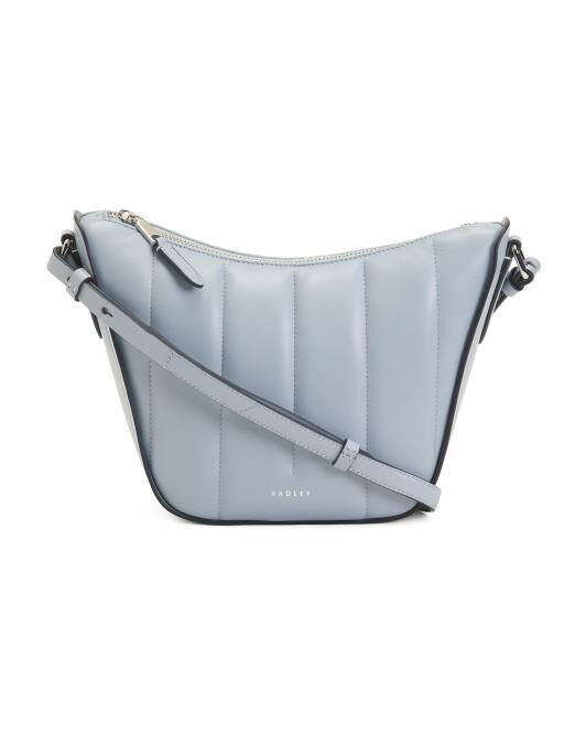 【預購】RADLEY LONDON H031732 絎縫全皮革斜揹袋