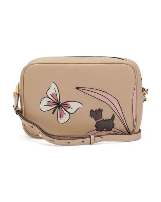 【預購】RADLEY LONDON H031734 全皮革刺繡斜揹袋