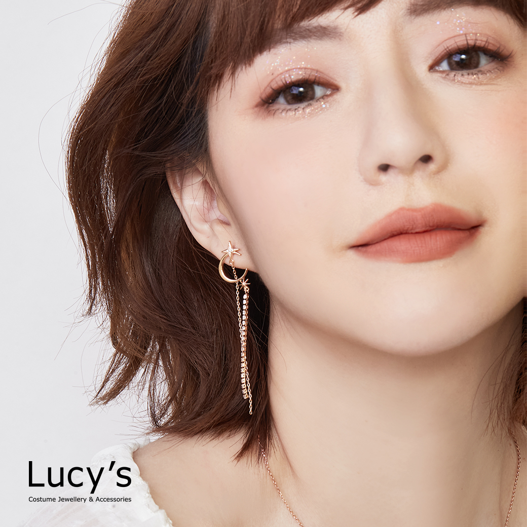 月光流蘇 耳環 (127071)