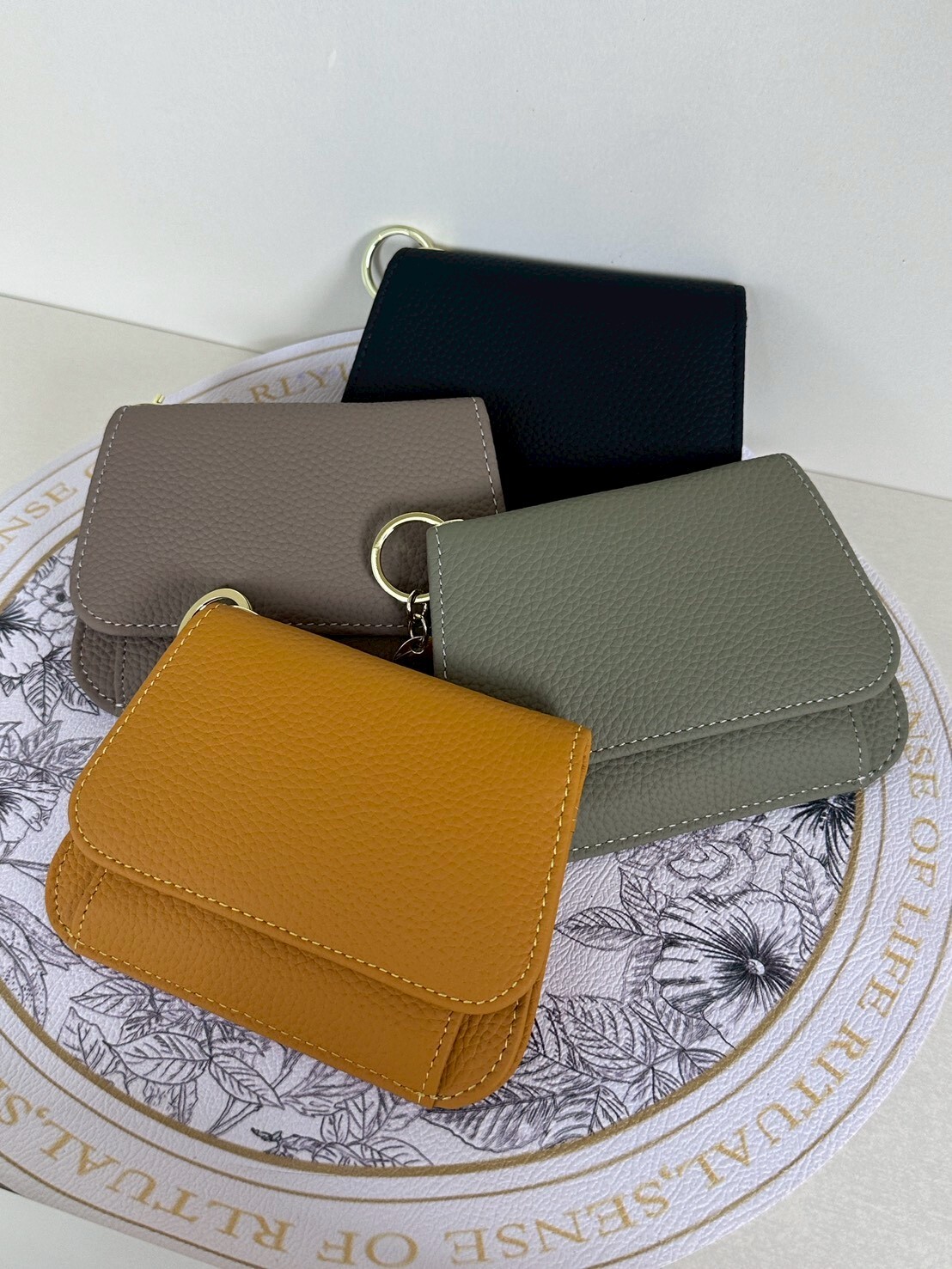 （F)  牛皮招財多用錢包 - MD2218 #1703HB