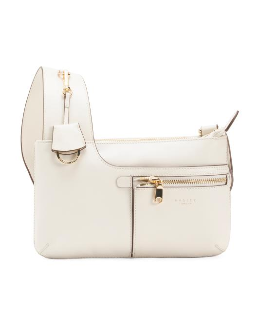 【預購】K031772  Radley London Pockets Icon 皮革迷你拉鍊斜揹包