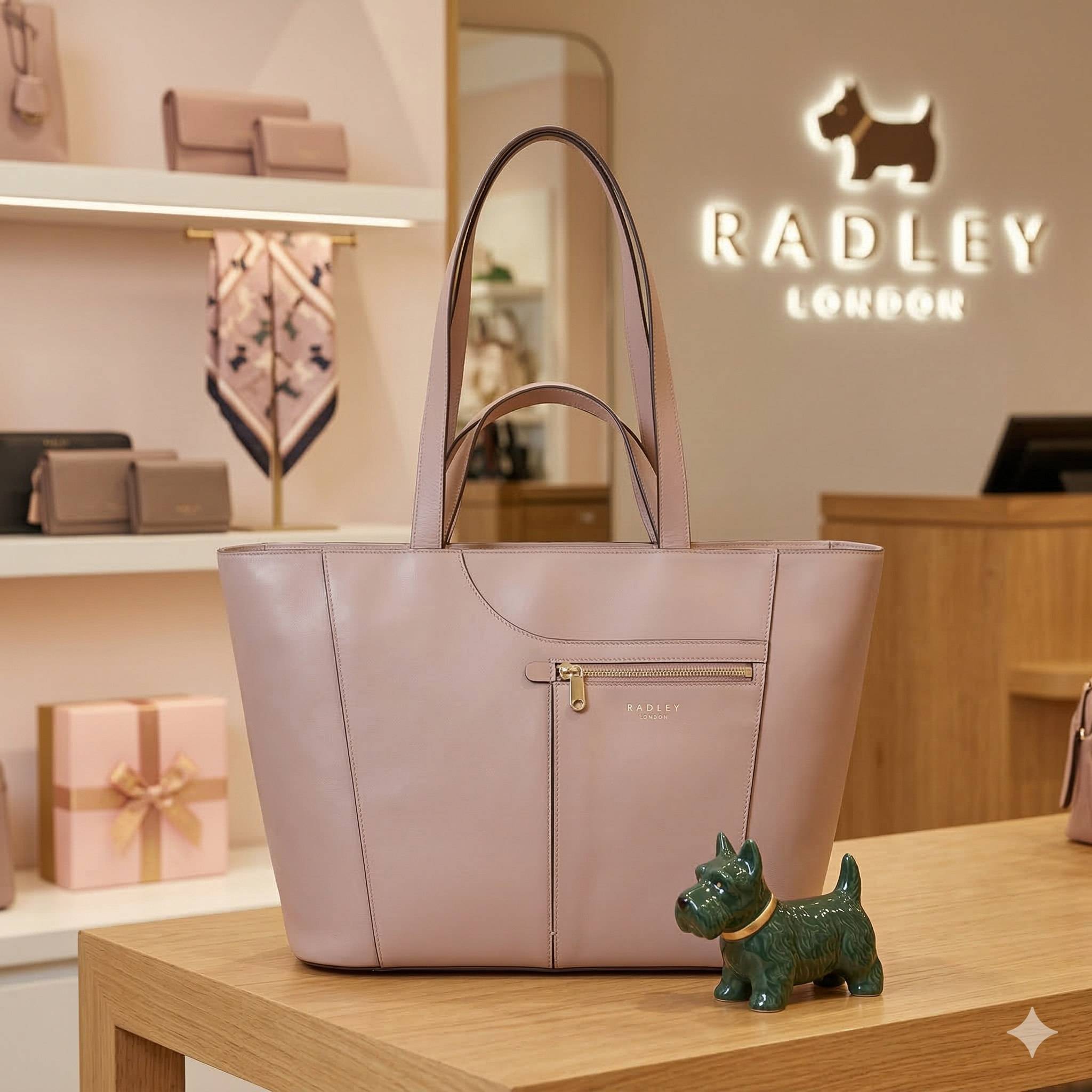 【預購】RADLEY LONDON H031731 全皮革大型托特包