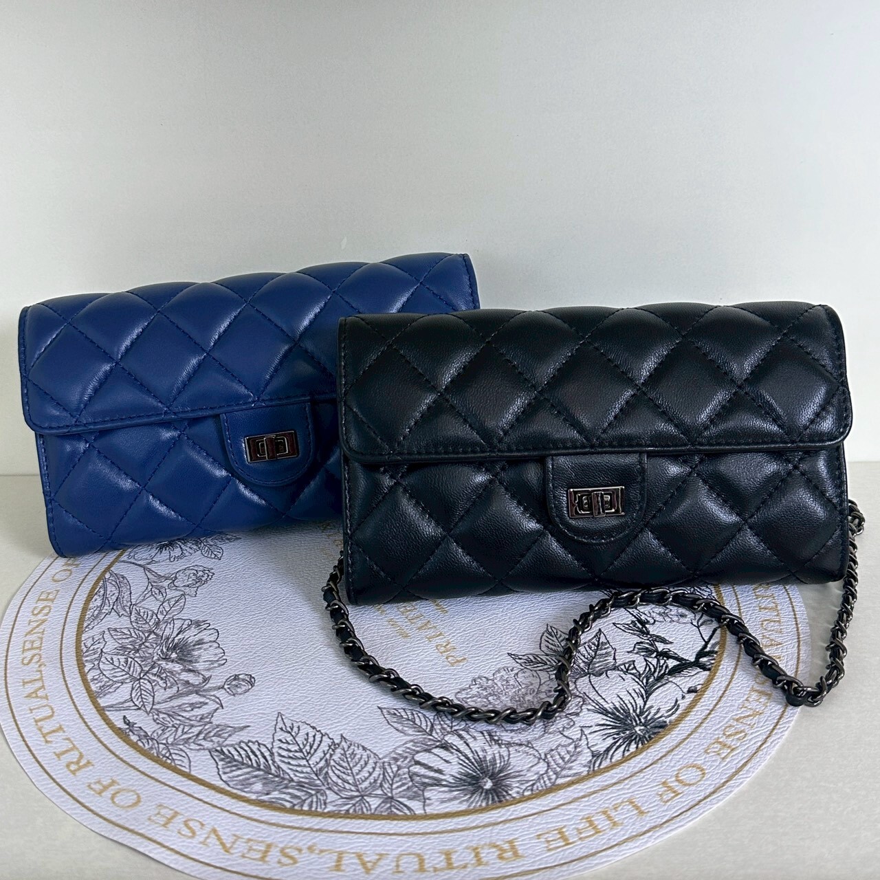 （K)  羊皮經典WOC多用夾 - MD633  #1703HB