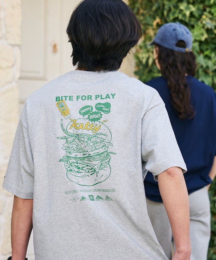 日本 Kelty x Freak's Store 別注 Burger Print T-Shirt